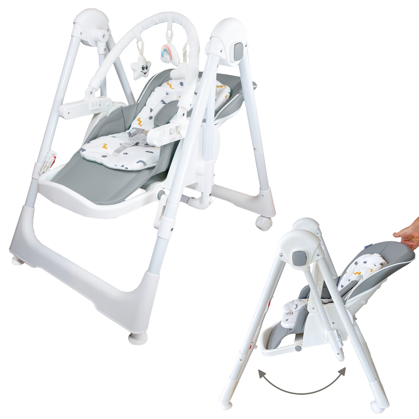 Trona Evolutiva MOVITY PRO Gris