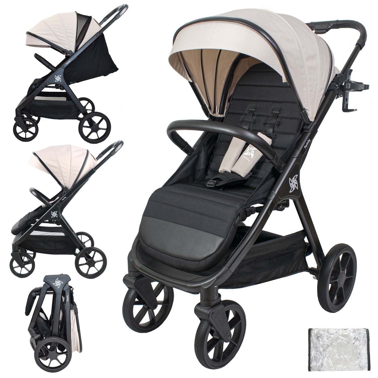 Silla de paseo SPACELY beige