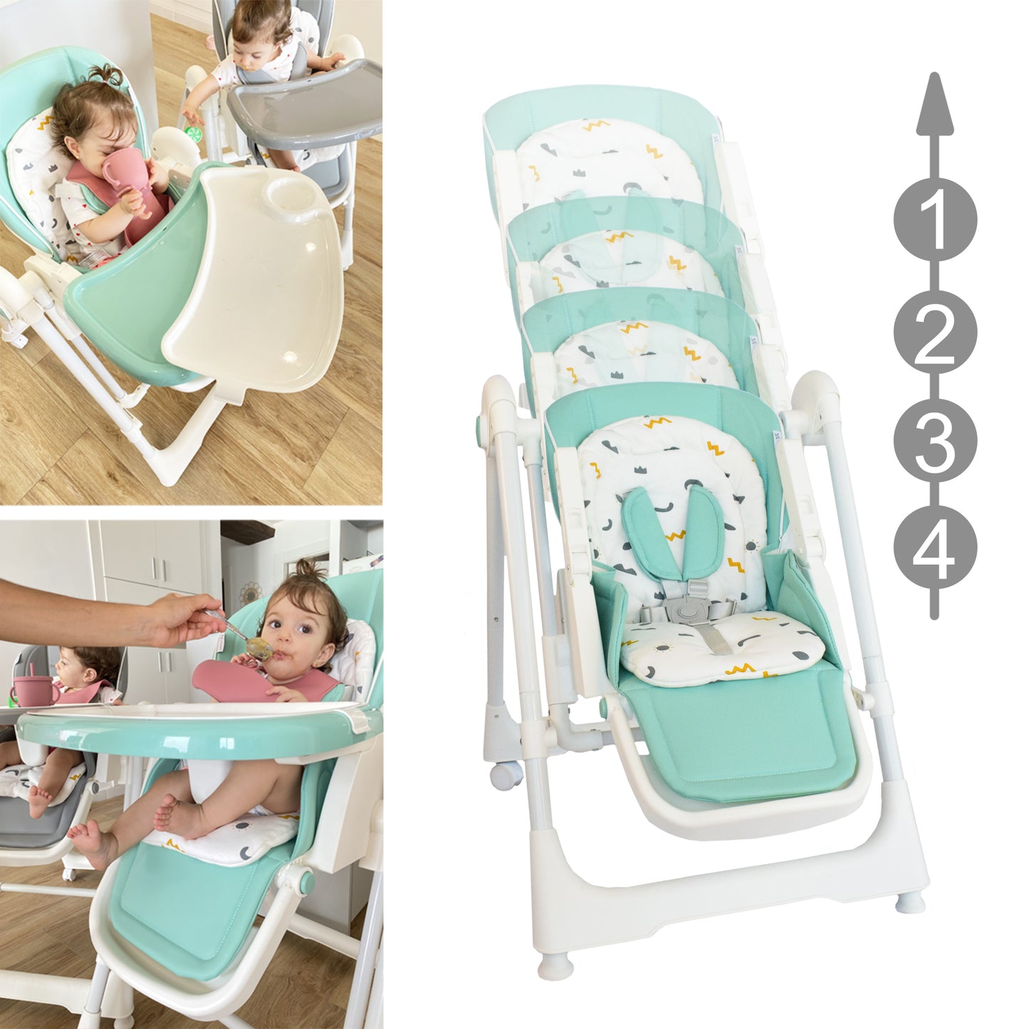 Trona Evolutiva MOVITY PRO Menta