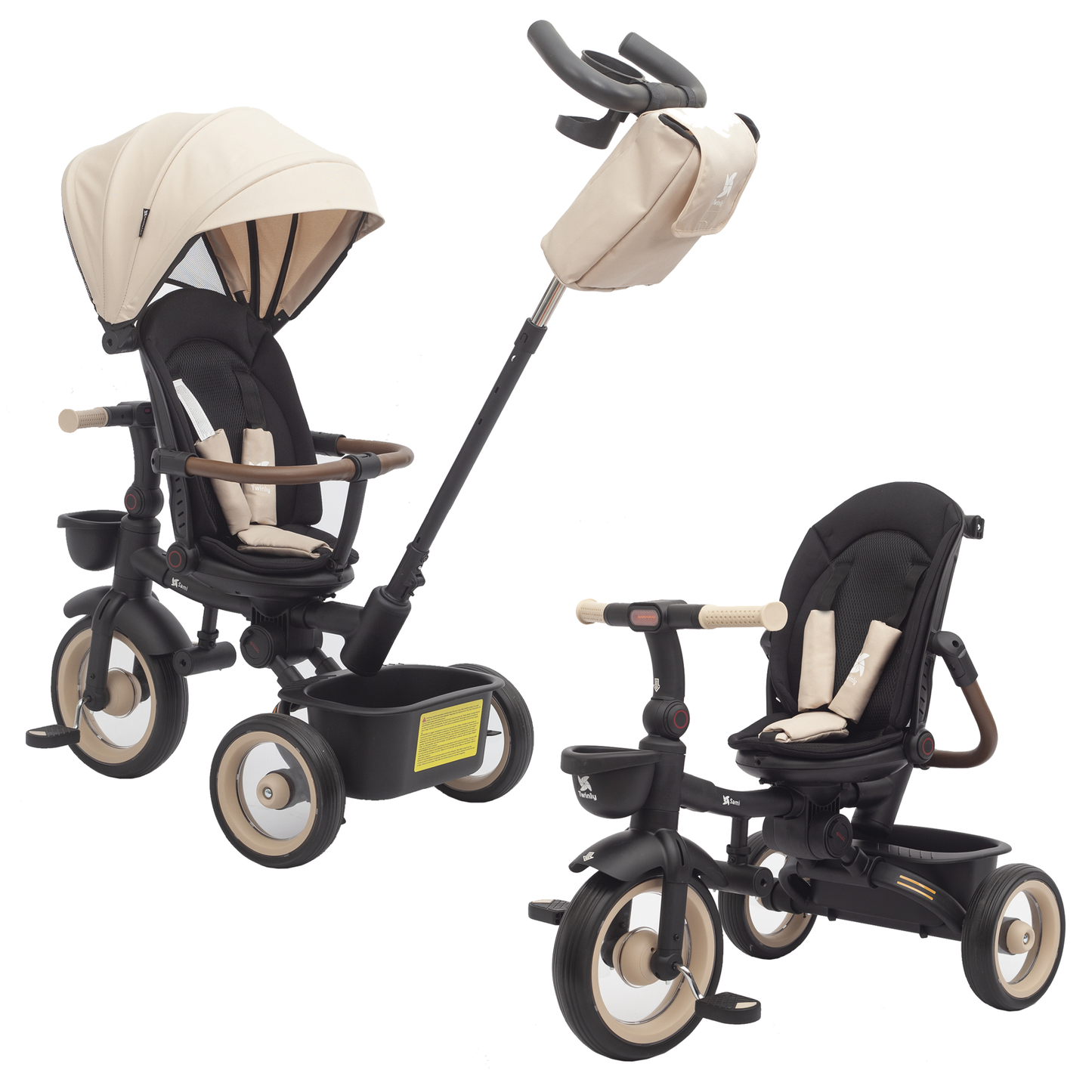 Triciclo Evolutivo Bebé SAMI Beige