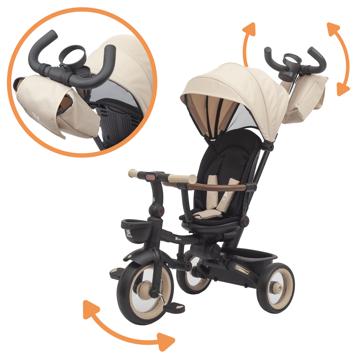 Triciclo Evolutivo Bebé SAMI Beige