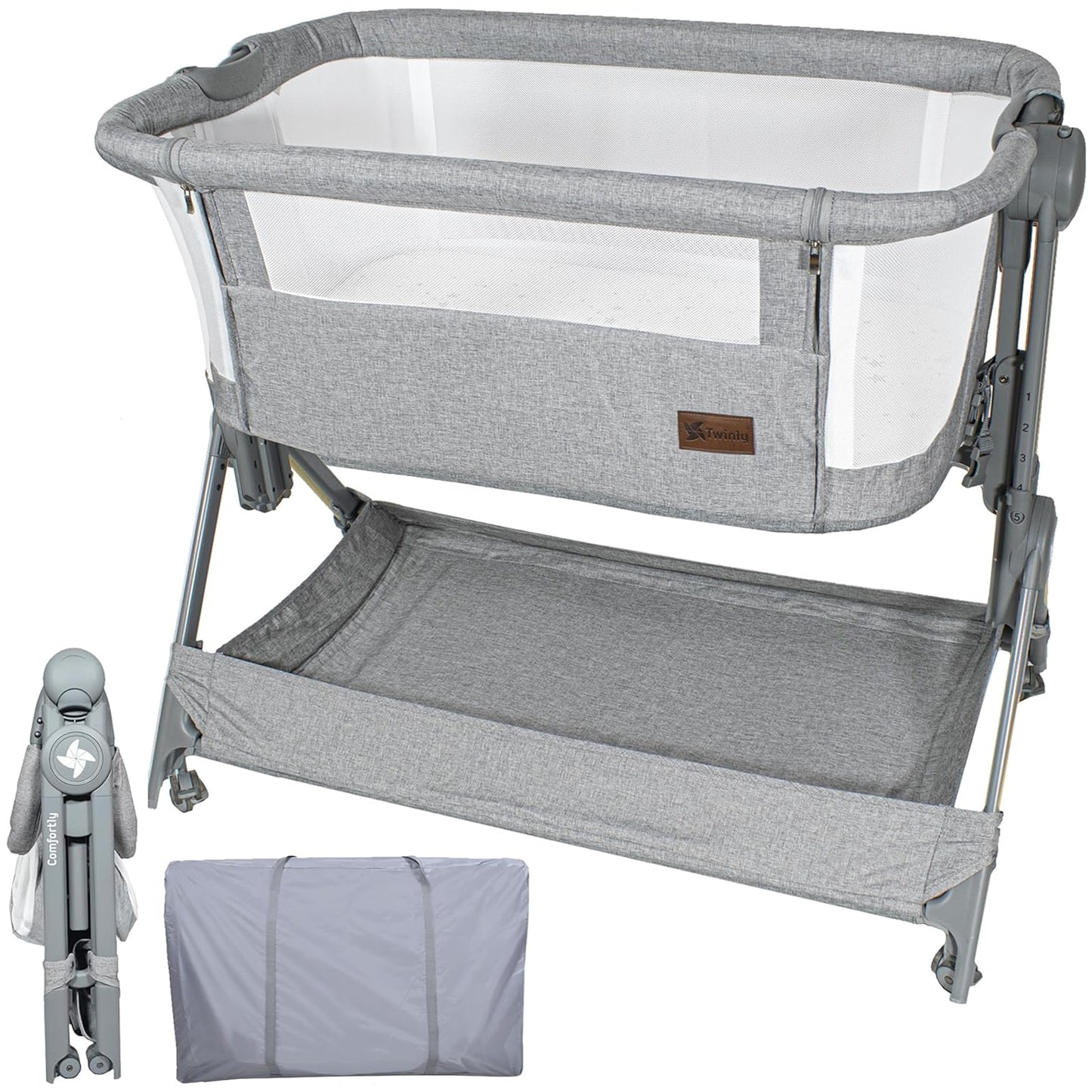 Minicuna Colecho Comfortly Gris