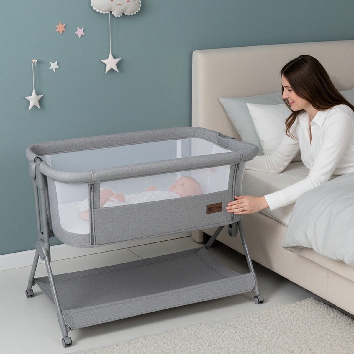 Minicuna Colecho Comfortly Gris