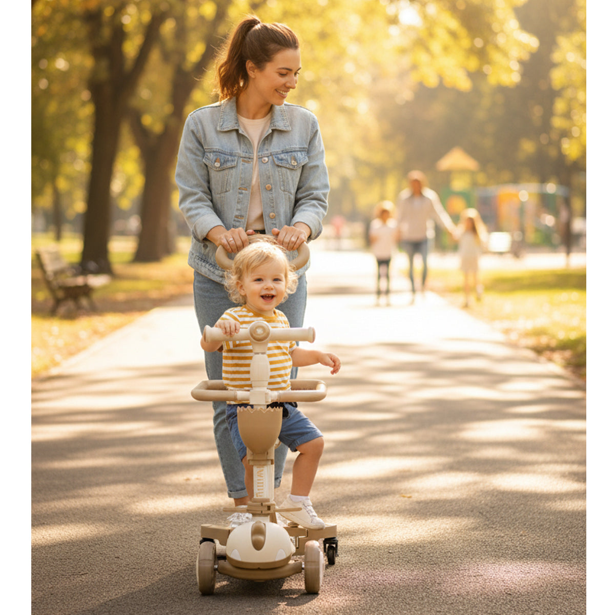 Patinete evolutivo 3 en 1 DINLY Blanco