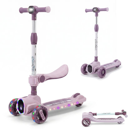 Patinete Infantil de 3 Ruedas con Asiento Rover, Lila
