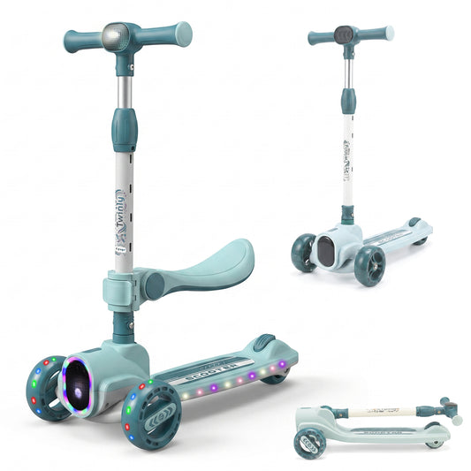 Patinete Infantil de 3 Ruedas con Asiento Rover, Azul