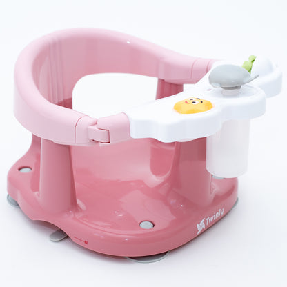 Asiento de baño para bebé Splashy Rosa