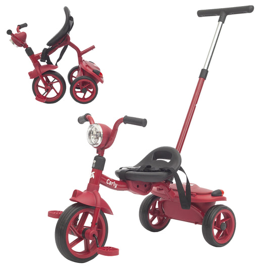 Triciclo Evolutivo bebé Carly de 1 a 5 años Rojo