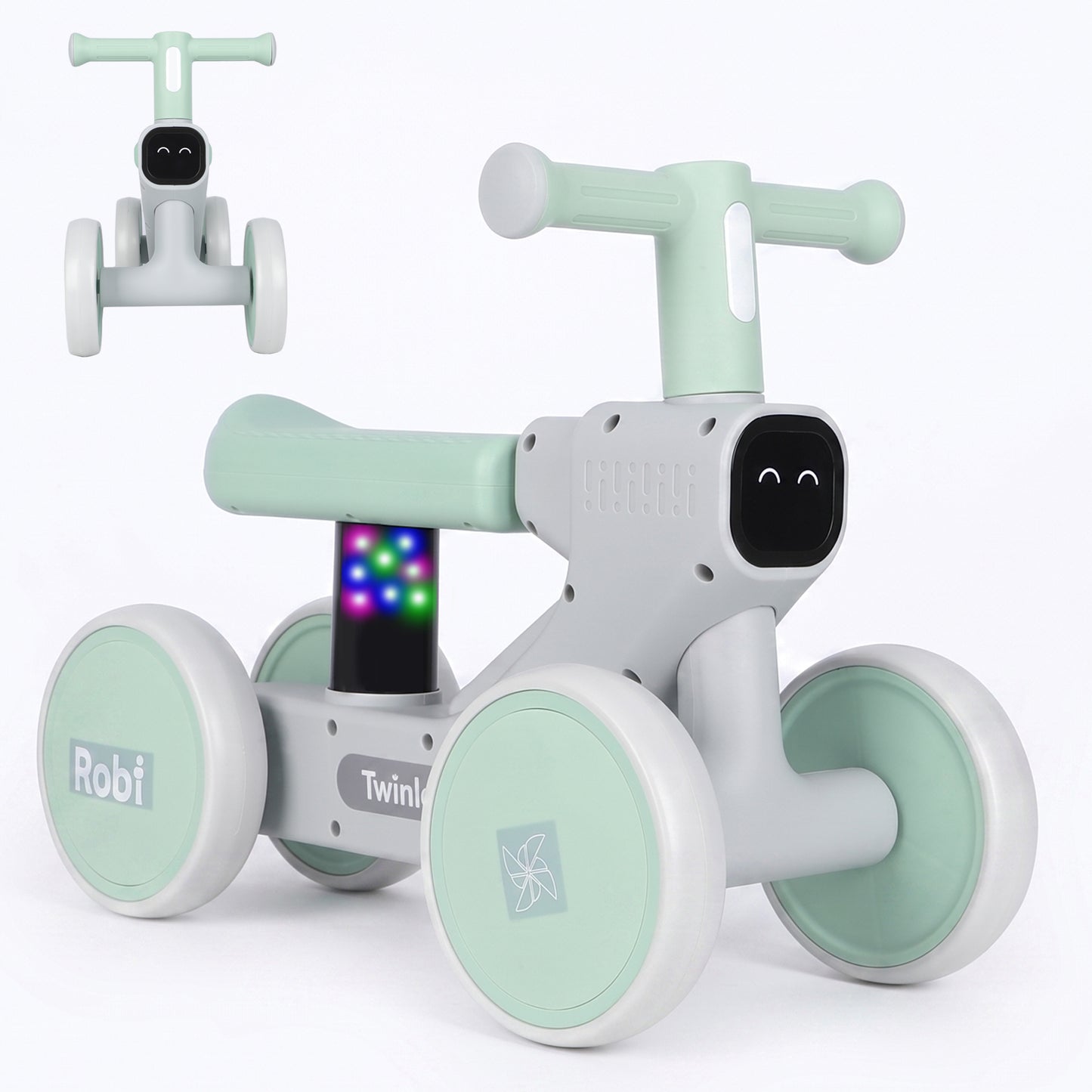 Correpasillos Robi Desde 1 Año con Luces y Música, Menta