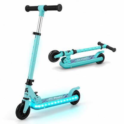 Patinete Infantil con Luces, Plegable, 2 Ruedas, 3 a 8 Años GLOWY