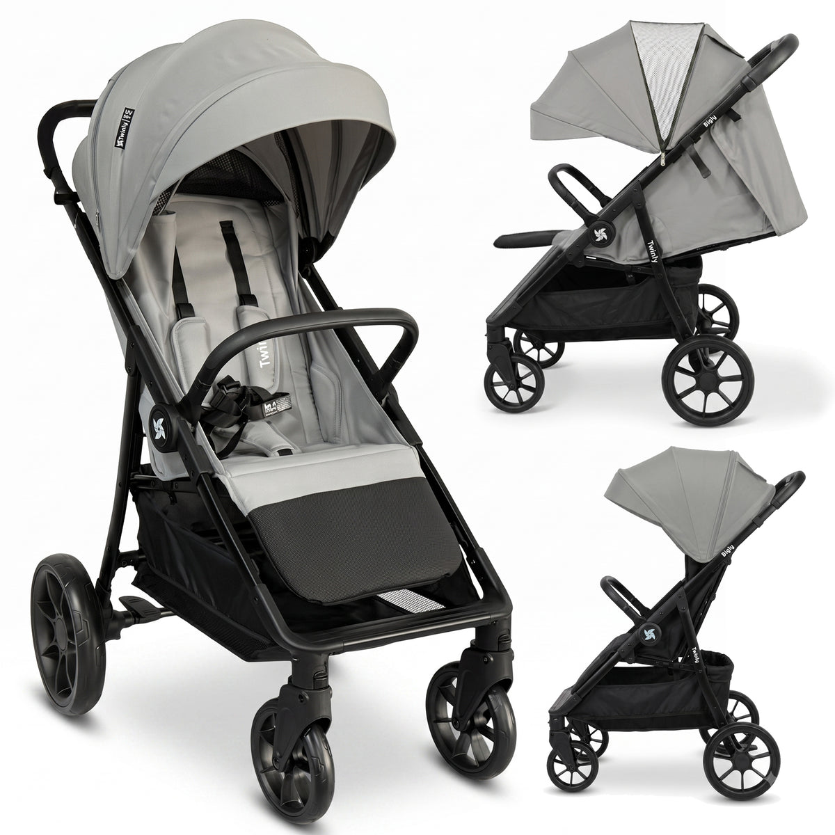 Silla de Paseo BIGLY - Ligera, Ajustable, hasta 22 kg