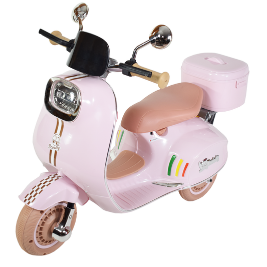 Moto Electrica para niños SCOOTLY Rosa