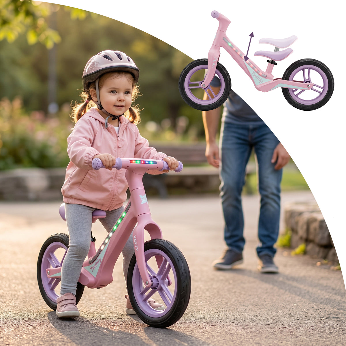 Bicicleta sin Pedales 3-7 Años VOLTY