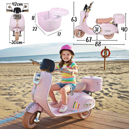 Moto Electrica para niños SCOOTLY Gris