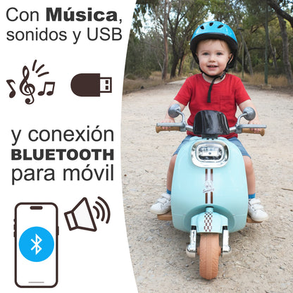 Moto Electrica para niños SCOOTLY Gris