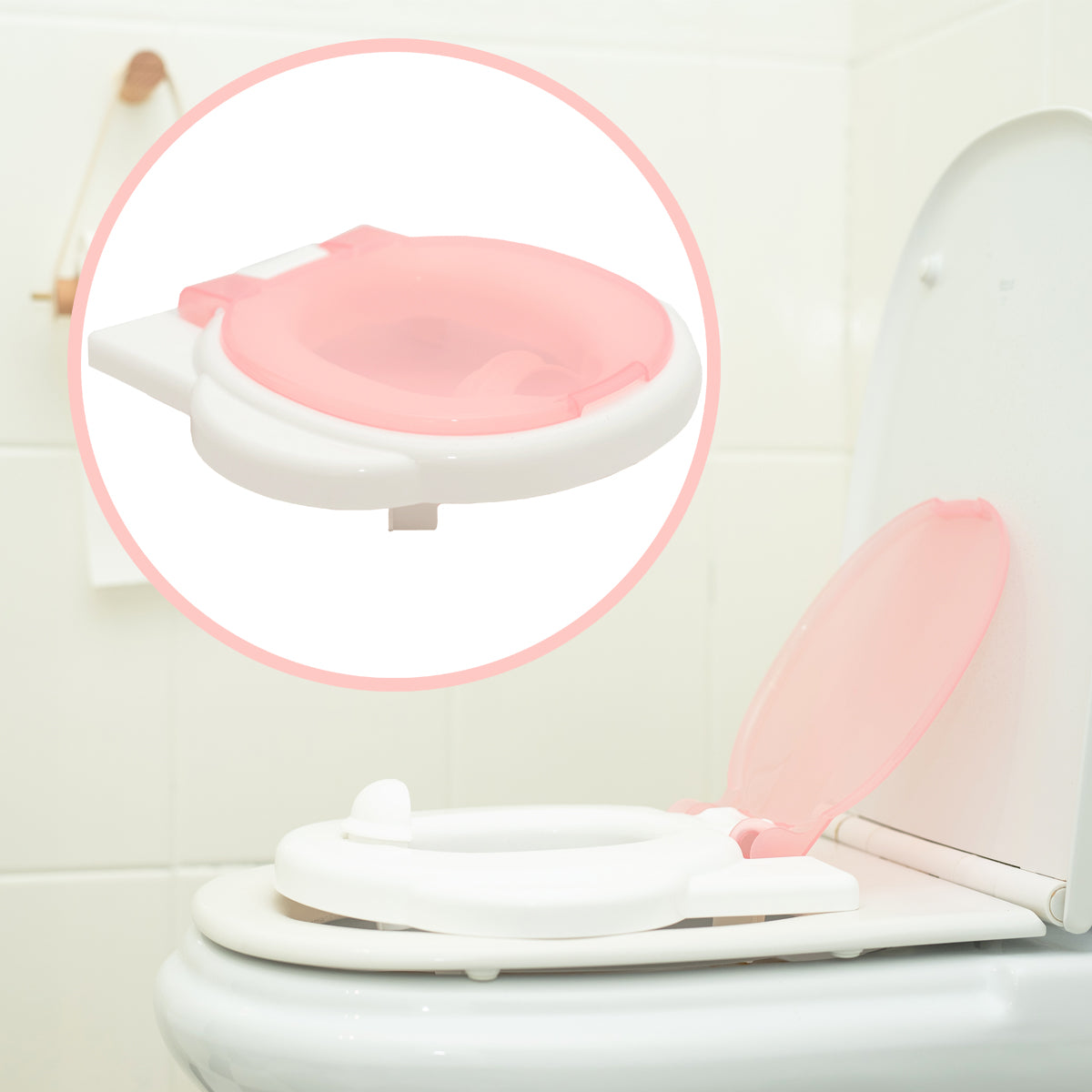 Orinal aprendizaje de Bebé Foxy Rosa