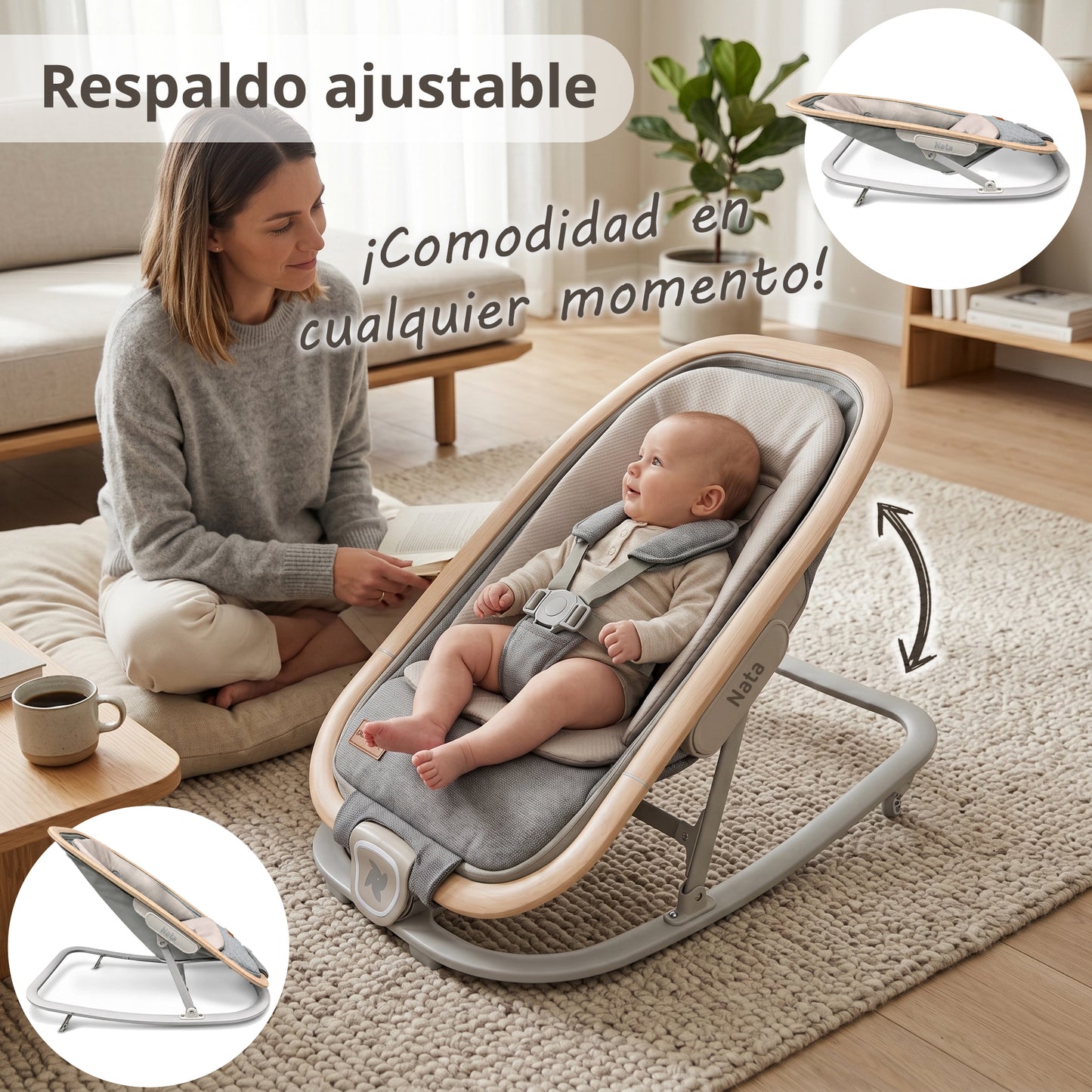 Hamaquita bebé NATA, Marrón