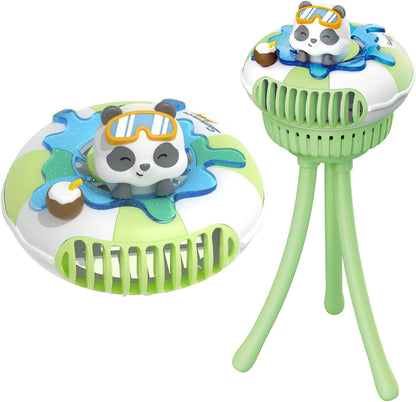 Ventilador Portátil para Cochecito AIRLY - 3 Velocidades, USB recargable, Verde