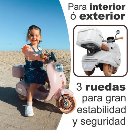 Moto Electrica para niños SCOOTLY Gris
