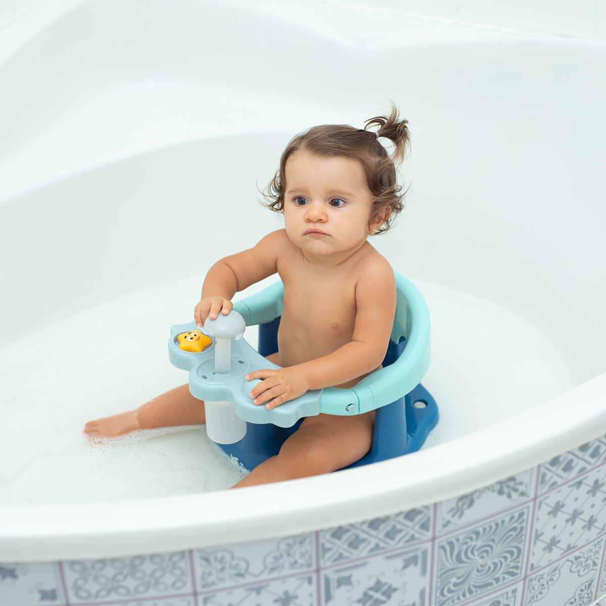 Asiento de baño para bebé Splashy Azul