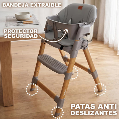 Trona Evolutiva 2 en 1 Valen, Convertible en Silla Infantil
