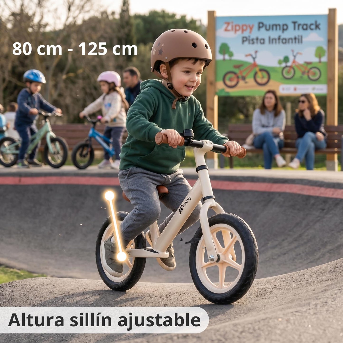 Bicicleta sin Pedales 3-6 Años Zippy Beige