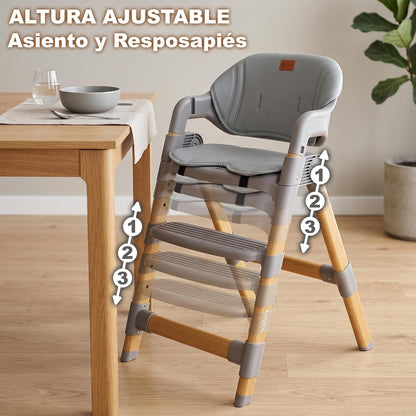 Trona Evolutiva 2 en 1 Valen, Convertible en Silla Infantil