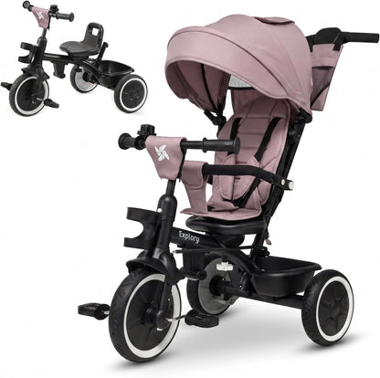 Triciclo Evolutivo 2 en 1 Explory Rosa