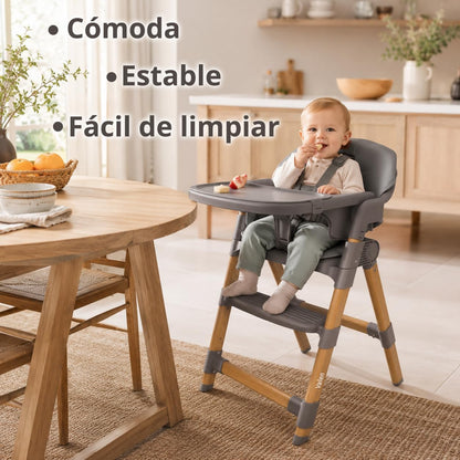 Trona Evolutiva 2 en 1 Valen, Convertible en Silla Infantil
