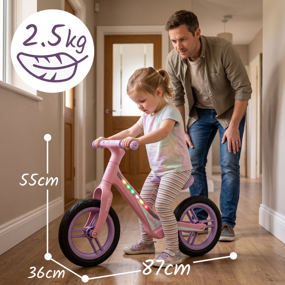 Bicicleta sin Pedales 3-7 Años VOLTY