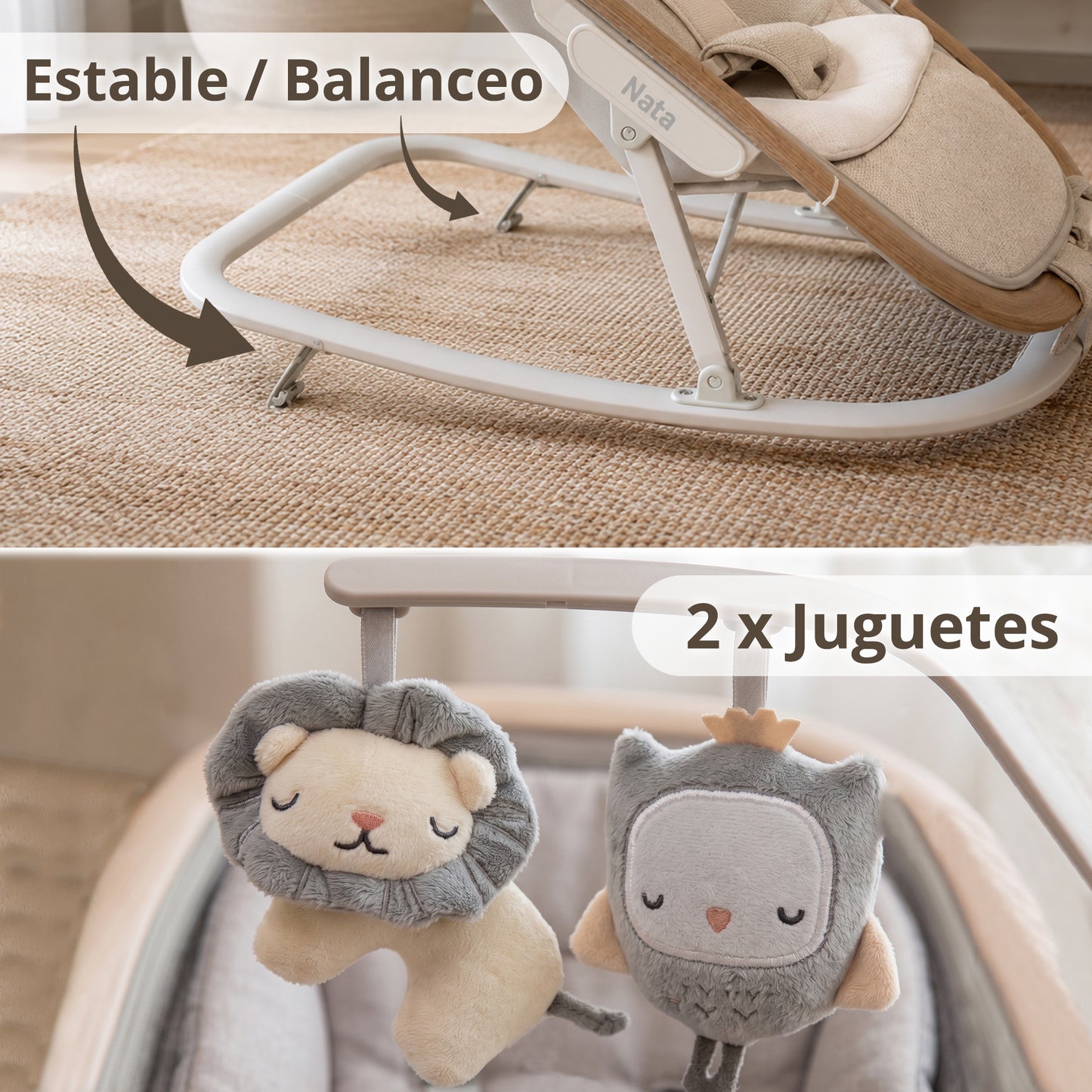Hamaquita bebé NATA, Marrón