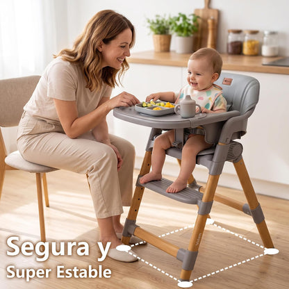 Trona Evolutiva 2 en 1 Valen, Convertible en Silla Infantil