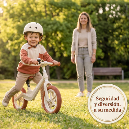 Bicicleta sin pedales Breeze 2-7 años Beige