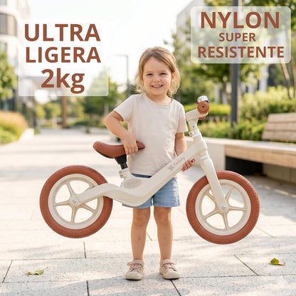 Bicicleta sin pedales Breeze 2-7 años Beige