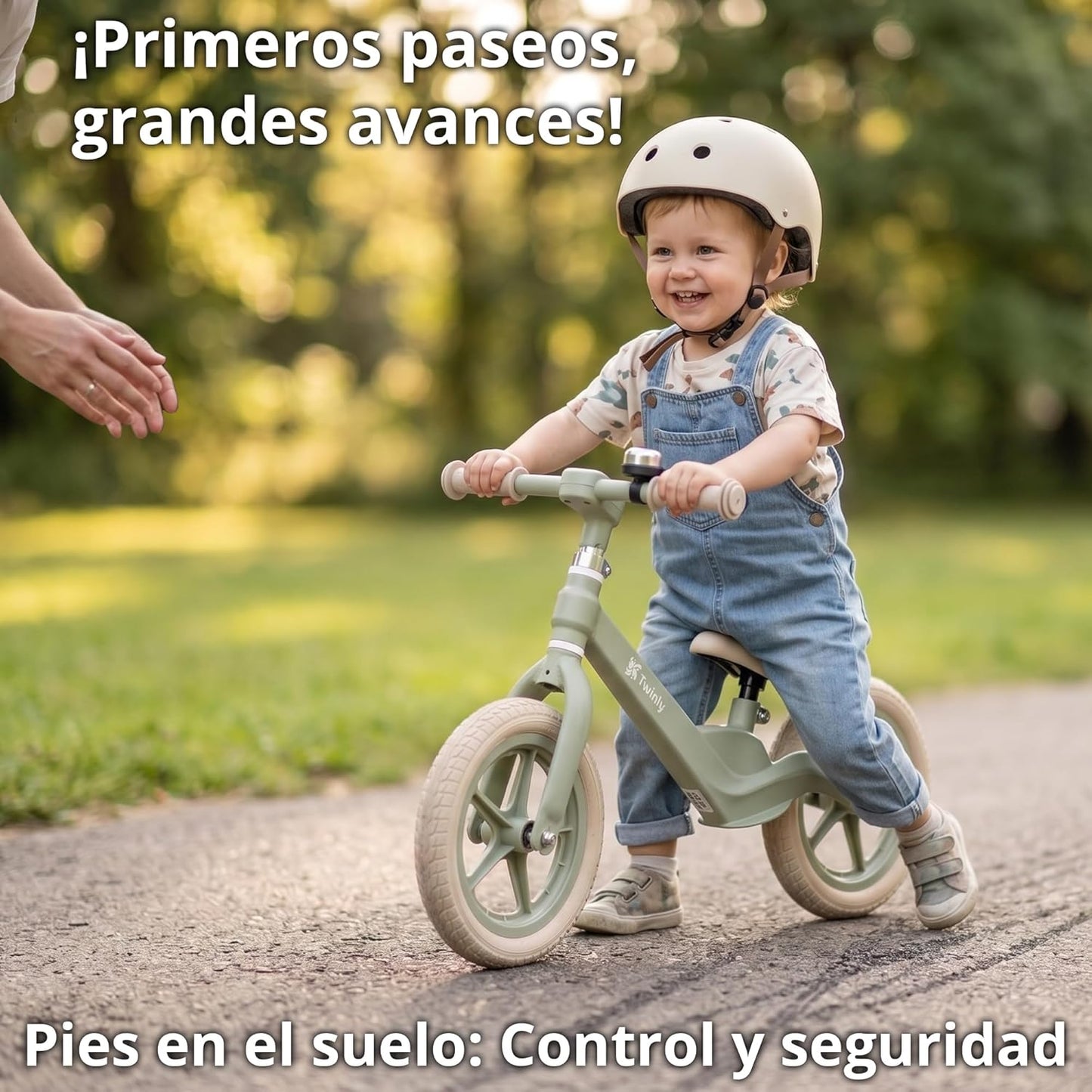 Bicicleta sin pedales Breeze 2-7 años Verde