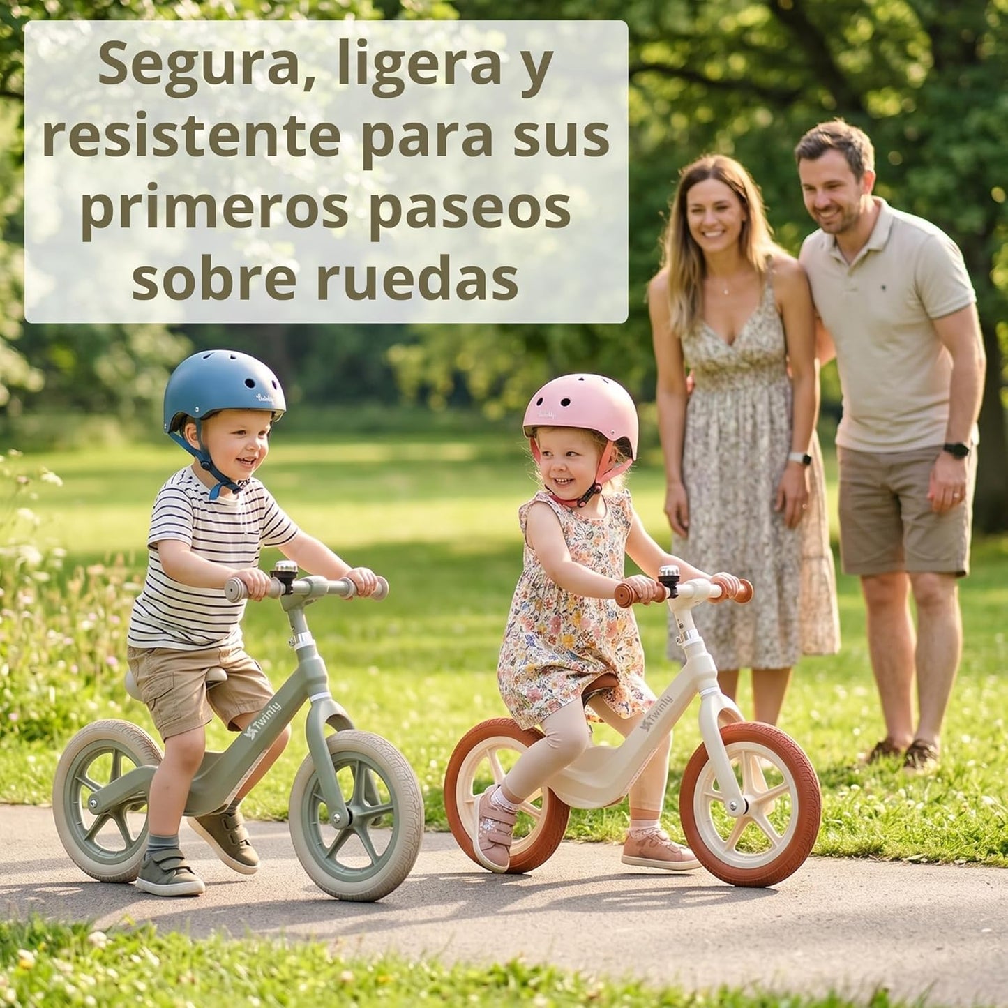 Bicicleta sin pedales Breeze 2-7 años Verde