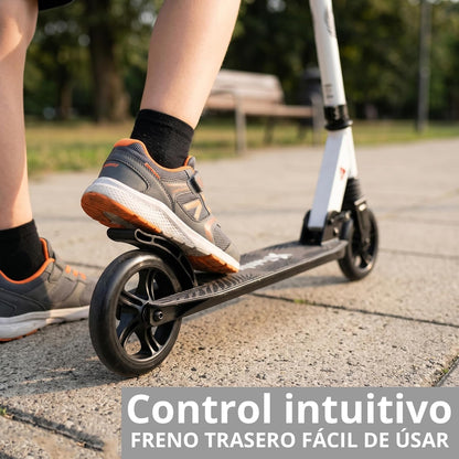 Patinete Infantil Plegable Rocky Gris