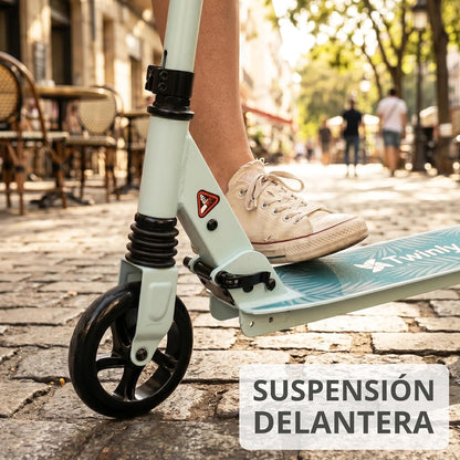 Patinete Infantil Plegable Rocky Gris