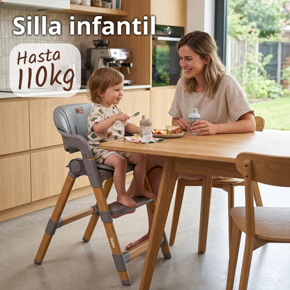 Trona Evolutiva 2 en 1 Valen, Convertible en Silla Infantil