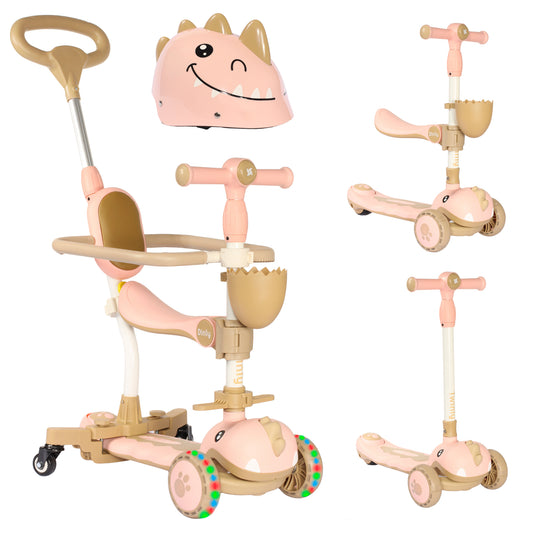 Patinete evolutivo 3 en 1 DINLY Rosa