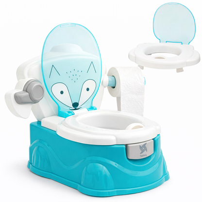 Orinal aprendizaje de Bebé Foxy Azul