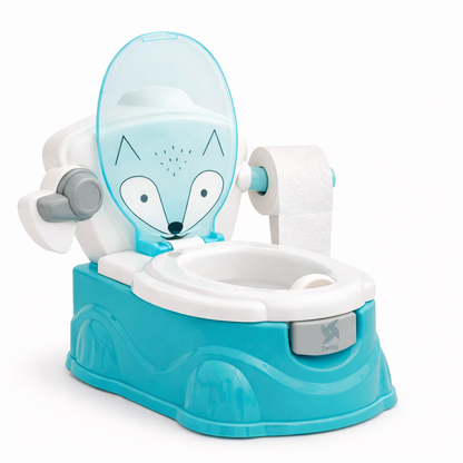 Orinal aprendizaje de Bebé Foxy Azul