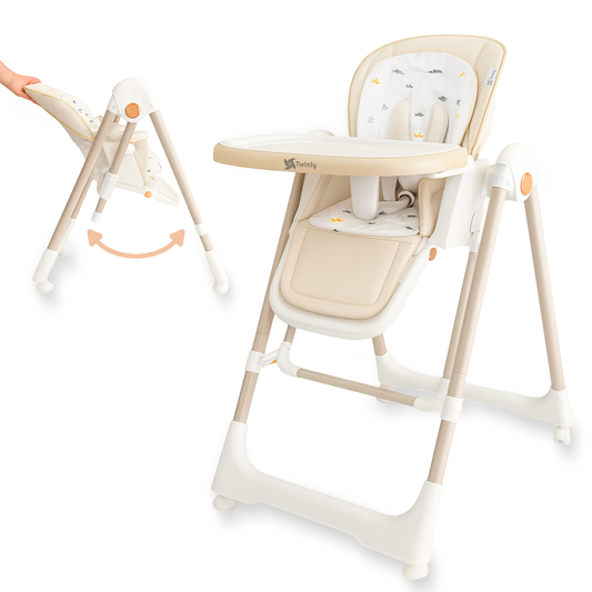 Trona Evolutiva Multifunción - Hamaca columpio Movity Beige