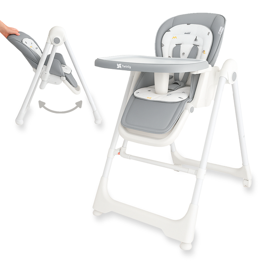 Trona Evolutiva Multifunción - Hamaca columpio Movity Gris