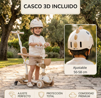 Patinete evolutivo 3 en 1 DINLY Rosa