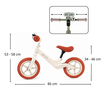 Bicicleta sin Pedales 3-6 Años Zippy Beige