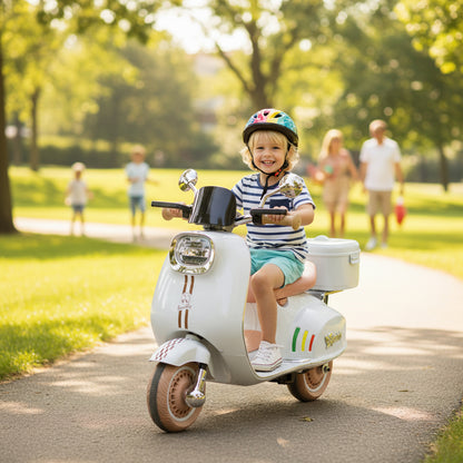 Moto Electrica para niños SCOOTLY Gris