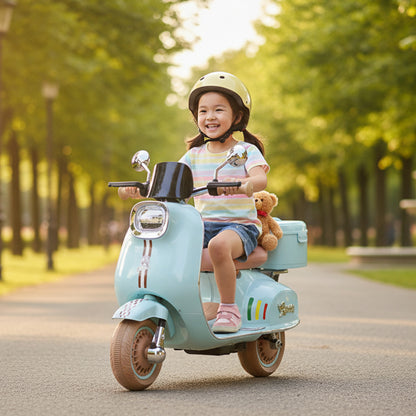 Moto Electrica para niños SCOOTLY Gris