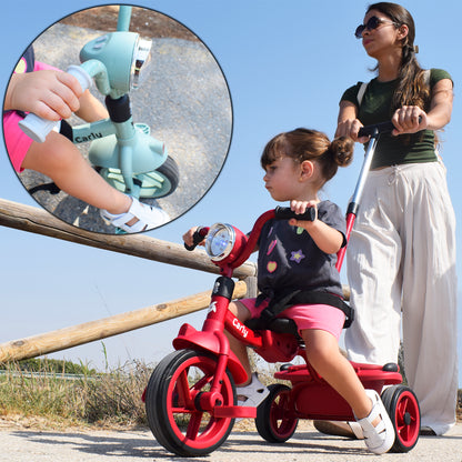Triciclo Evolutivo bebé Carly de 1 a 5 años Blanco