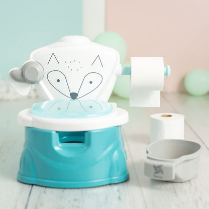 Orinal aprendizaje de Bebé Foxy Azul